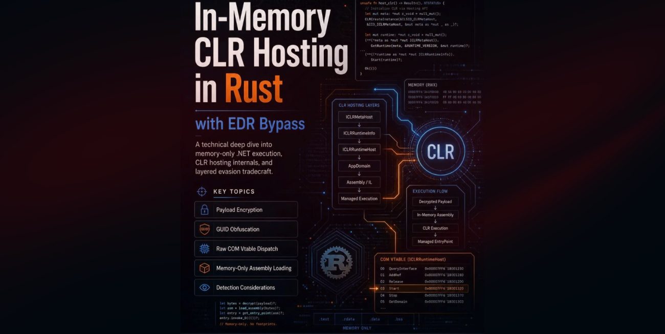 In-Memory CLR Hosting in Rust with EDR Bypass